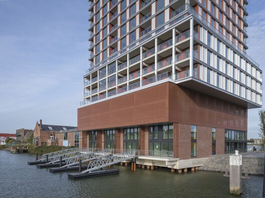 De Piek Waterfront Residential Tower / KCAP - Exterior Photography