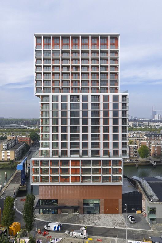 De Piek Waterfront Residential Tower / KCAP - Exterior Photography