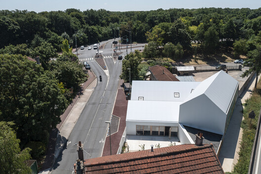 Cultural and Musical Space / TRACKS - Exterior Photography, Concrete