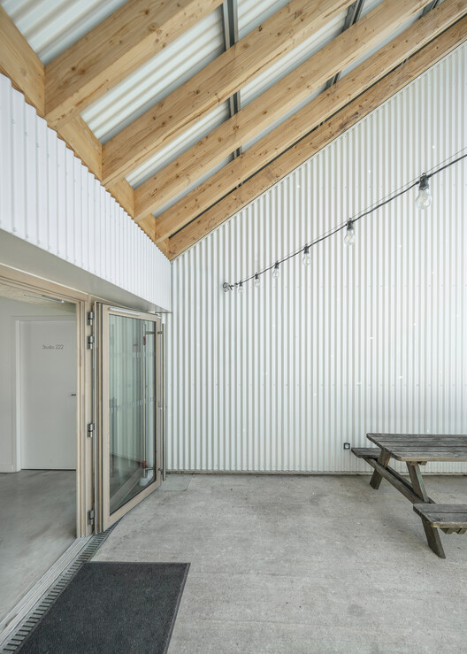 Cultural and Musical Space / TRACKS - Interior Photography, Wood, Beam