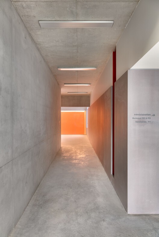 Franche-Comté Advanced School of Engineering / Dominique Coulon & associés - Interior Photography, Concrete