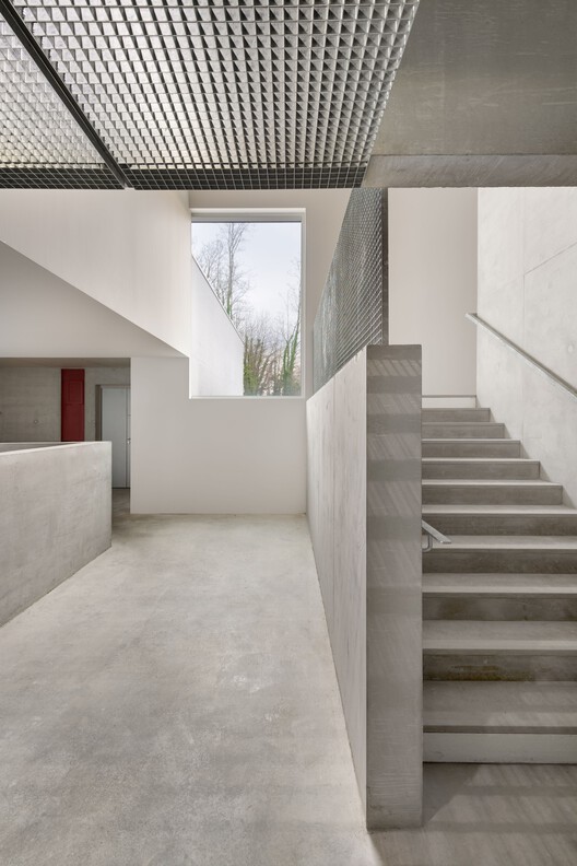 Franche-Comté Advanced School of Engineering / Dominique Coulon & associés - Interior Photography, Stairs, Concrete