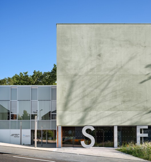 Franche-Comté Advanced School of Engineering / Dominique Coulon & associés - Exterior Photography, Concrete