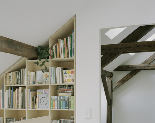 Bartok Rooftop / Théque Atelier - Interior Photography, Shelving, Wood