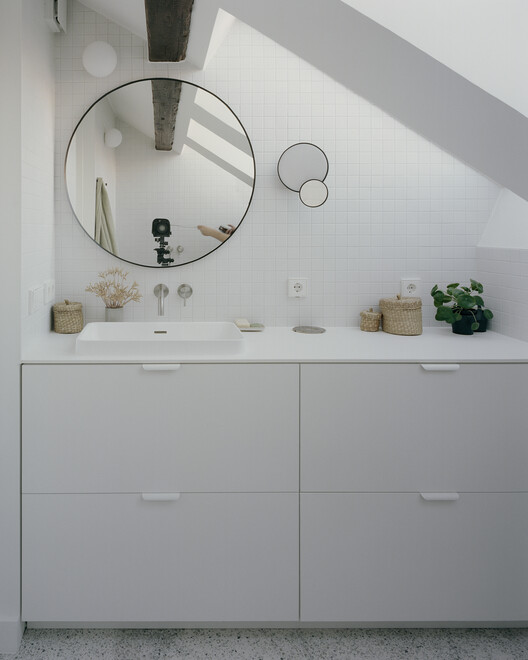 Bartok Rooftop / Théque Atelier - Interior Photography, Bathroom, Sink