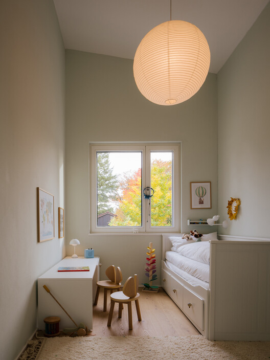 OneTwoHouse / rundzwei Architekten - Interior Photography, Bedroom, Wood, Lighting, Bed