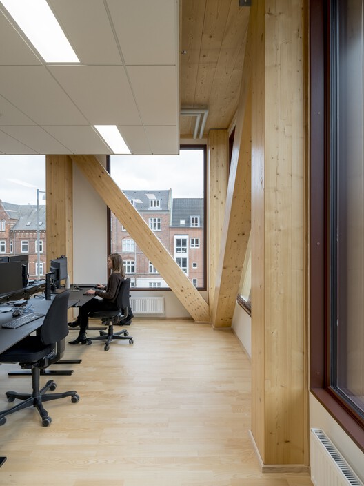 WoodHub / C.F. Møller - Interior Photography, Wood, Glass