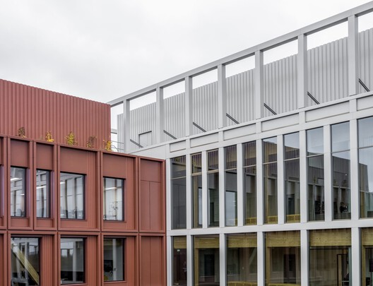 WoodHub / C.F. Møller - Exterior Photography, Facade, Concrete