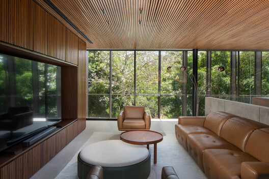 Casa AS / Sommet - Fotografia de Interiores, Sala de Estar, Madeira, Cadeira