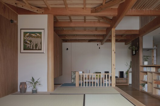 House in Saidera / Akio Isshiki Architects - Interior Photography, Wood, Lighting, Beam