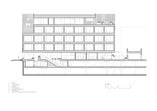 Youth 2 Independence Campbell Street Project  / Liminal Architecture - Image 22 of 23