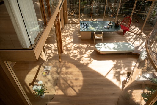 Terrarium House / Unknown Surface Studio - Interior Photography, Wood, Lighting, Glass, Chair