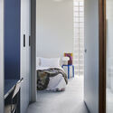 A House To Gather / Sibling Architecture - Interior Photography, Sustainability, Bedroom, Door, Lighting, Bed, Chair