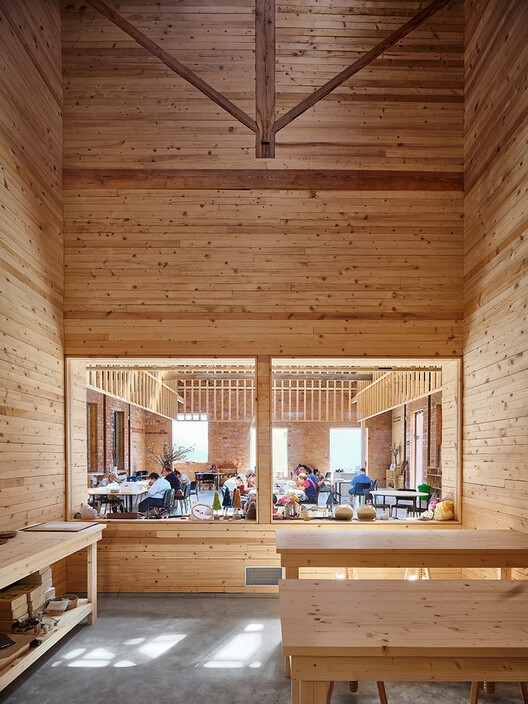 Restauración del Vapor Cortez. Prodis 1933 / HARQUITECTES - Fotografía de interiores, madera, vigas fijas