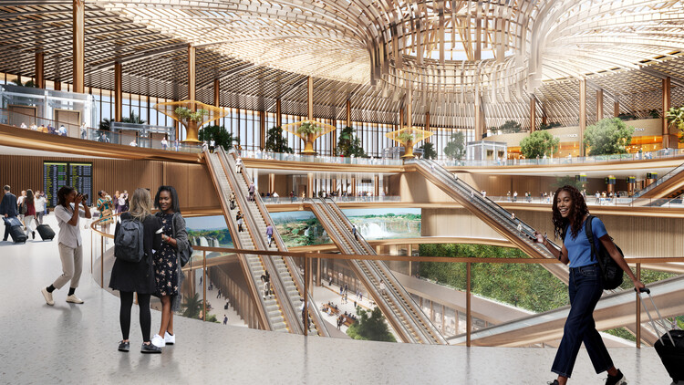 Zaha Hadid Architects Breaks Ground on Bishoftu International Airport for Ethiopian Airlines in Addis Ababa - Image 6 of 11