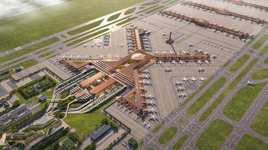 Zaha Hadid Architects Breaks Ground on Bishoftu International Airport for Ethiopian Airlines in Addis Ababa