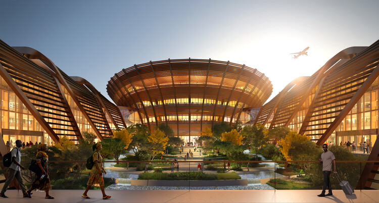 Zaha Hadid Architects Breaks Ground on Bishoftu International Airport for Ethiopian Airlines in Addis Ababa - Image 3 of 11