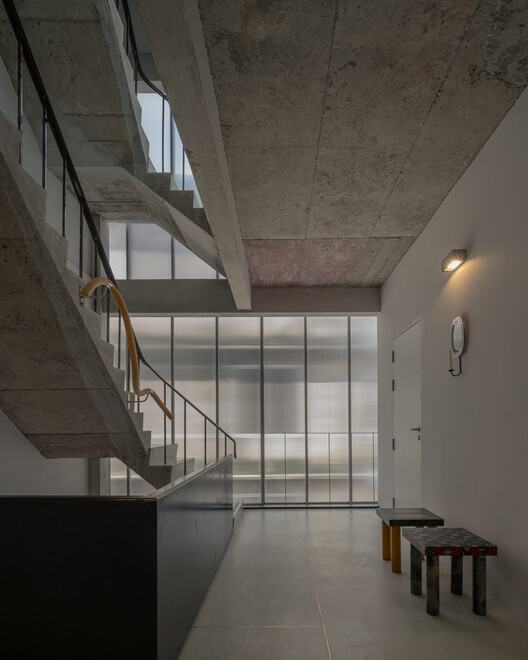 Nova Contemporary Gallery / Skarn Chaiyawat - Interior Photography, Stairs, Lighting, Glass