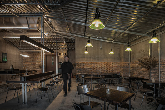 An Mien Lumiere Cafe / xưởng xép - Interior Photography, Lighting, Chair, Glass, Beam