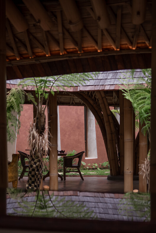 Juna Ubud Restaurant / Pablo Luna Studio - Interior Photography, Wood, Column, Beam