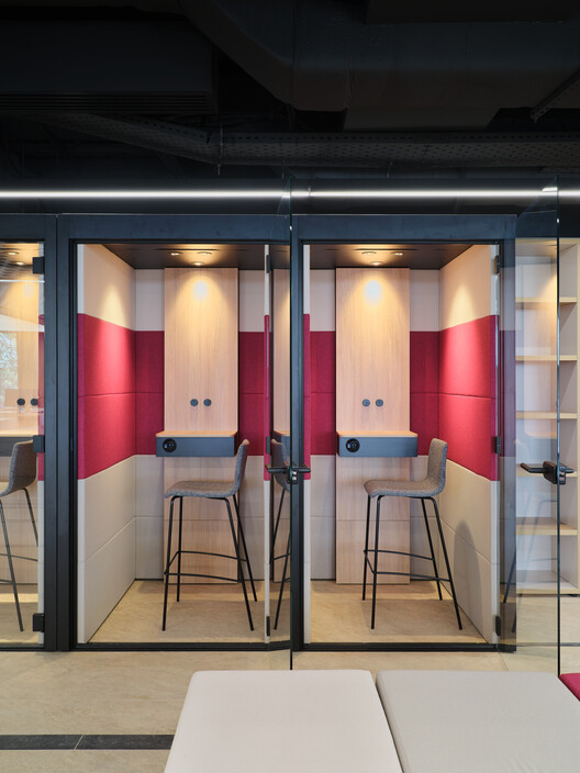 Narxoz University Business School / AGP Architects - Interior Photography, Chair, Table, Glass