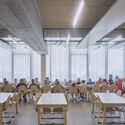 School in Dunkerque / TANK Architectes - Interior Photography, Educational Architecture, Table, Chair