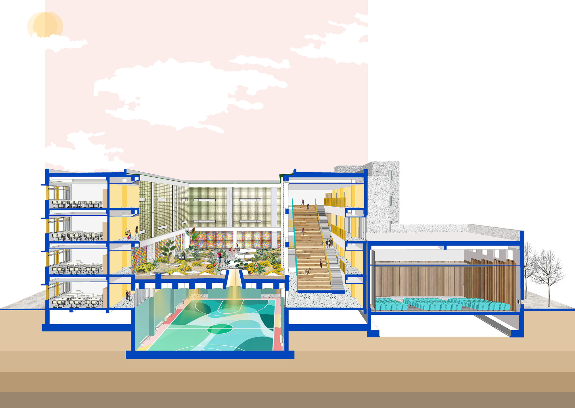 Gallery of Angela Merkel School / Commonsense Studio - 35