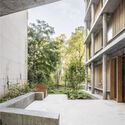 Neighborhood in Paris - Media Library and Family Flats, Student Residence, and Social Housing Units / La Architectures + Atelier Régis Roudil Architectes + Nicolas Hugoo Architecture - Exterior Photography, Dorms