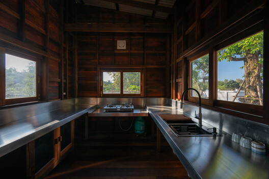 Nork-Kok House / Yangnar Studio - Interior Photography, Kitchen, Wood, Glass