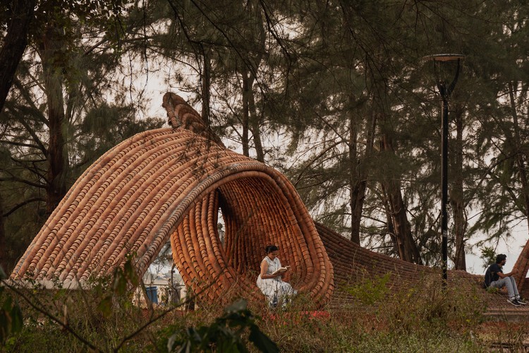 Pabellón Kulhad/Wallmakers - Fotografía exterior, Madera