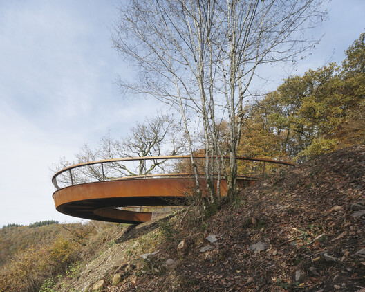 Look Out Point Vresse-Sur-Semois / SBE nv - Exterior Photography, Wood, Handrail