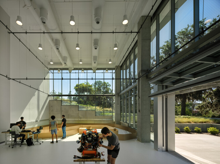 Florida Üniversitesi - Malachowsky Veri Bilimi ve Bilgi Teknolojisi Binası / Bohlin Cywinksi Jackson - İç Mekan Fotoğrafçılığı, Cam