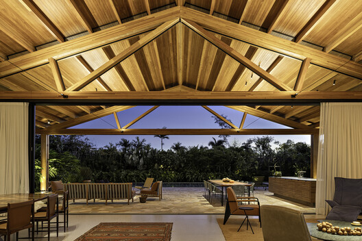 House MM / Equipe Lamas - Interior Photography, Wood, Beam, Chair
