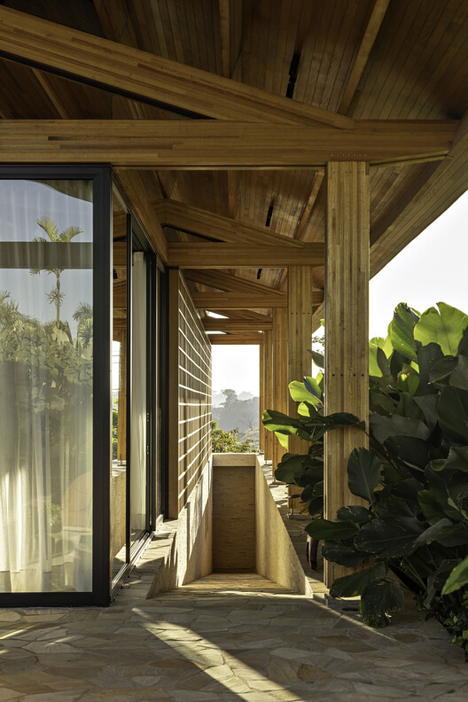 Casa MM / Equipe Lamas - Fotografía de interiores, madera, vigas fijas