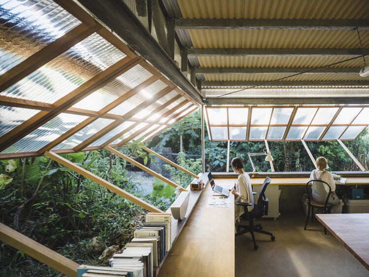 谷池山工作室 / Studio Cochi Architects - 室内图, 木头, 梁