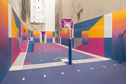 The Chromatic Canvas: 10 Vibrant Courts Activating Community Space - Image 9 of 11