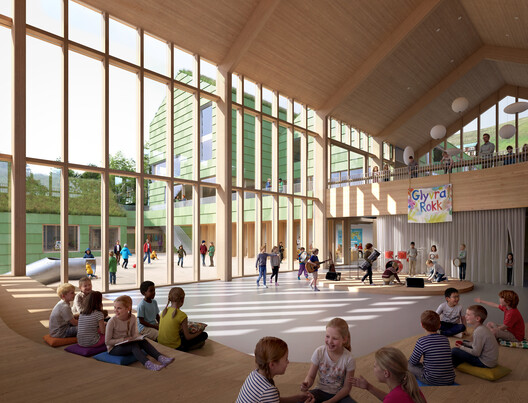 Henning Larsen Proposes a "Learning Village" to Expand the Glyvra School in the Faroe Islands - Image 6 of 7