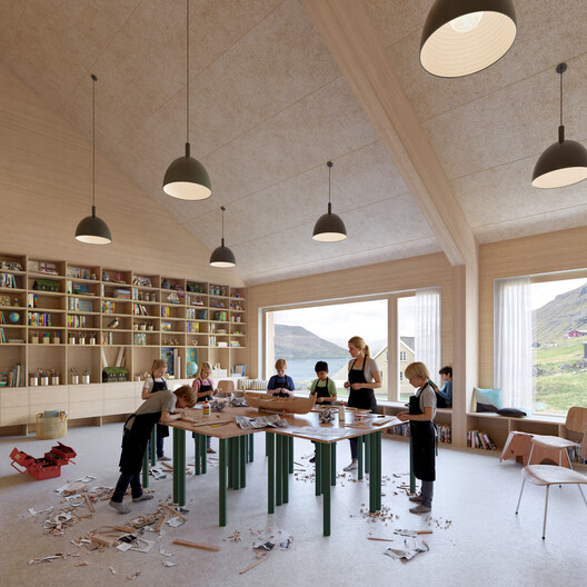 Henning Larsen Proposes a "Learning Village" to Expand the Glyvra School in the Faroe Islands - Image 7 of 7