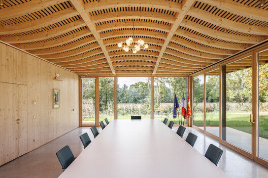 New Town Hall of Scharrachbergheim / AL PEPE architects - Interior Photography, Wood, Beam