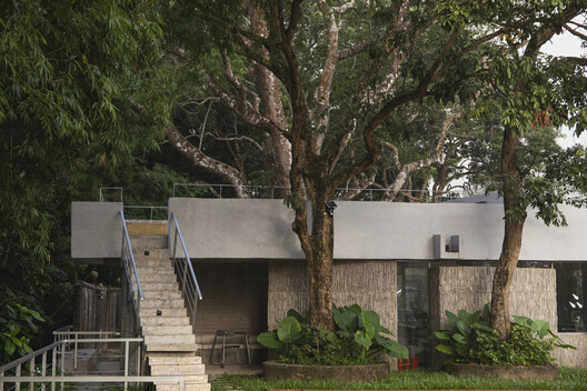 Noon Repose Pavilion / CLAB Architects - Exterior Photography, Garden, Concrete, Courtyard