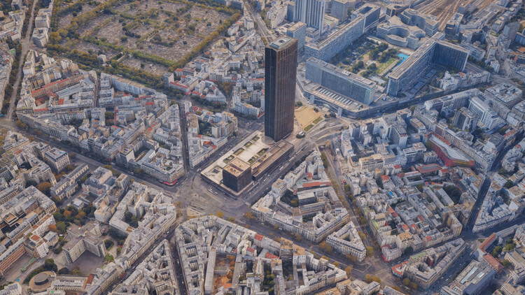 Renzo Piano Building Workshop Redesigns Montparnasse Commercial Centre as a Pedestrian District - Image 2 of 17