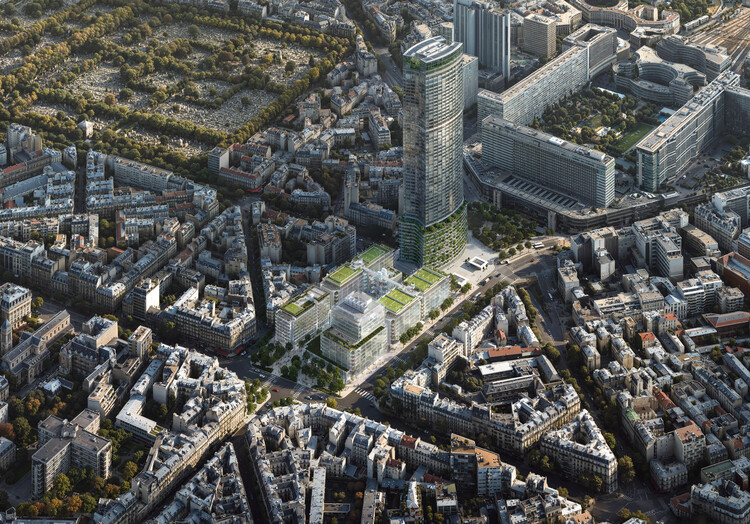 Renzo Piano Building Workshop Redesigns Montparnasse Commercial Centre as a Pedestrian District - More Images