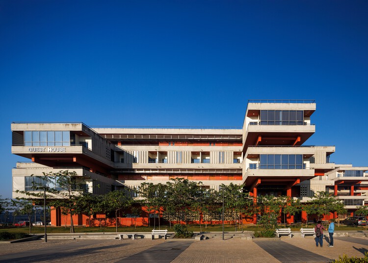 International Guest House, IIT Hyderabad / IITH Campus Design Team of the University of Tokyo + NIHON SEKKEI + APL design workshop - Exterior Photography, Educational Architecture
