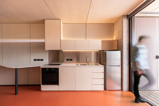 Youth 2 Independence Campbell Street Project  / Liminal Architecture - Interior Photography, Kitchen, Wood, Countertop