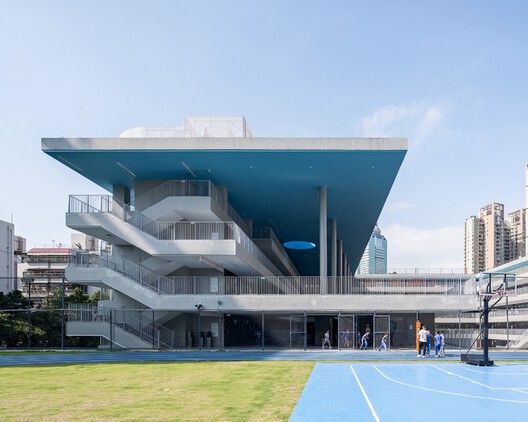 Escola Futian Lvzhou Shenzhen / CCDI Dongxiying Studio - Fotografia de Exterior