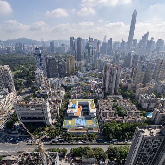 Escola Futian Lvzhou Shenzhen / CCDI Dongxiying Studio - Fotografia de Exterior, Urbano, Vista Aérea