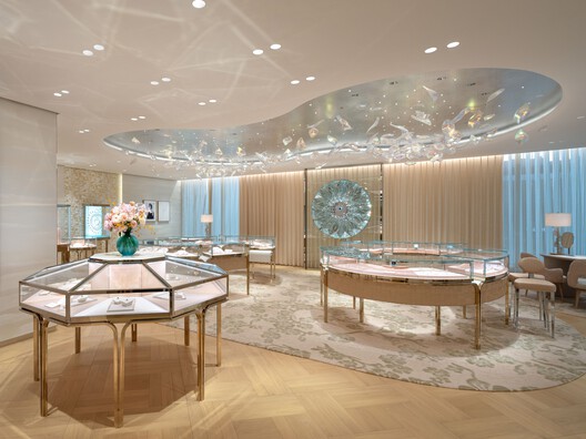 Tiffany & Co / MVRDV - Interior Photography, Dining room, Glass