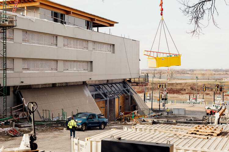 Construction Advances on Herzog & de Meuron’s Timber-Structured Memphis Art Museum Ahead of 2026 Opening - Image 4 of 27