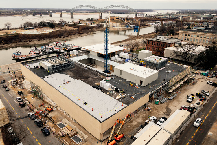 Construction Advances on Herzog & de Meuron’s Timber-Structured Memphis Art Museum Ahead of 2026 Opening - Image 2 of 27