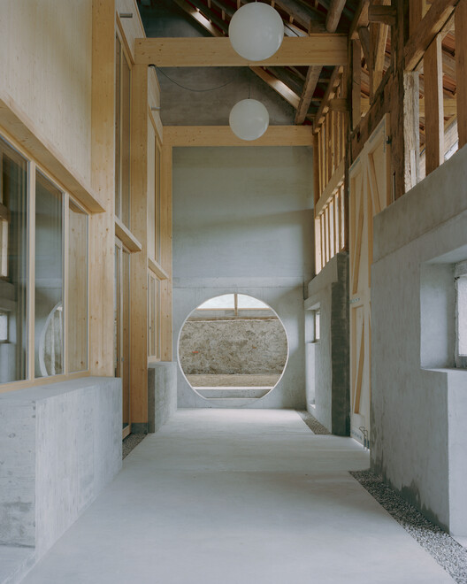 The Inverted Farm / Bard Yersin Architectes - Interior Photography, Wood